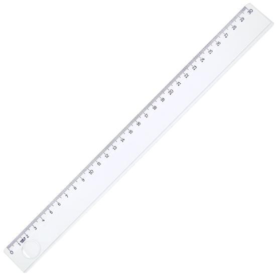 30 cm Plastik Şeffaf Cetvel-B200-Trix